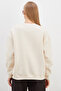 3 Yarn Basic Crew Neck Oversize Sweatshirt - 6