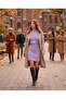 Belted Knitted Patterned Mini Knitwear Dress - 4