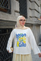 Women's Lemon Pattern Long Sleeve Body Ecru - 4