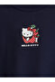 Two Mt Shop Quality Navy Blue Hello Kitty Printed Girls' Sweatshirt - 5