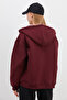 3 Thread Basic Zippered Hooded Oversize Sweatshirt - 8