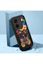 Poco M6 4g Compatible Black Silicone Bicycle Girl Balloon Pattern Shock-Absorbing Protective Case with Camera Protection - 2
