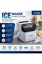 TB-966 Countertop Ice Maker Machine – 12kg/24Hrs, 9 Bullet Cubes in 6-8 Mins, 1.6L Water Tank, 2 Ice Sizes (Small/Large), Portable Automatic Ice Maker with Scoop & Removable Basket – 165W Energy - 5