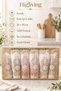 Pearl Laced Embroidered Gift Dowry Box for Bride and Groom, Boxed 100% Cotton Kitchen Towel Set, Floral Model 30×50 Size, 6 Pieces - 2