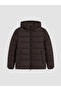 Ozmarka New Season Brown Regular Fit Hooded Men's Puffer Jacket - 4