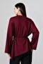 Women's Modal Belted Asymmetrical Long Sleeve Tunic - 8