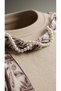 Girl's Beige Scarf Detailed 3-Strand Sweatshirt T-Shirt - 3