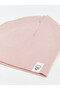 Two Mt Shop Quality Lcw Accessories Pink Knitwear Plain Baby Girl Beanie - 3