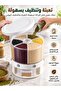 Cereal & Grain Dispenser, 360° Rotating, 6 Compartments, 10 kg Large Capacity, Airtight Moisture-Resistant Rice Storage Container, White - 4