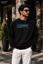 Men's Stay Strong Never Give up Motto Crew Neck Casual Regular Fit Sweatshirt