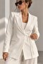Women's Tie-Back Blazer Jacket – Stylish and Modern Cut Qn3434 - 3