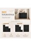 12-Cube Storage Organizer Shelves, DIY Modular Plastic Closet Cabinet with Metal Wire Frame, Heavy-D - 6