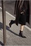 Women's New Season Heeled Zippered Leather Boots (9cm) - 7