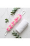 Long Braided Back Bath Loofah Double Handle Drawstring Shower and Body Cleansing Scrubber - 5