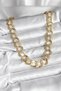 Golden Brass Covered Milky Way cm Women's Necklace for Elegant Necks