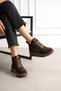 Crt-101 Thick Sole Zippered Boots