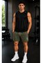 3-Piece Breathable Fabric Fitness Tennis Sports Shorts - 2