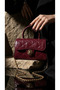 Burgundy Look Women's Shoulder Bag - 7