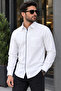 Wide Cut Uzunkol Classic Pocketed Men's Shirt - 2