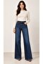Massi Wide Leg Stretch Fabric Closed Leg Jeans