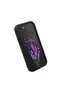 iPhone 7/8/Se 2020 2022 Compatible Black Silicone Lavender Butterfly Pattern Shock Absorbing Protective Case with Camera Protection - 4