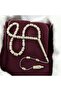 Camel Bone Capsule Cut Brass Dot Embroidered System Tassel Rosary