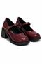 Marina Bordo Rustic Women's Daily Stylish Flat Casual Moccasin Loafer Shoes with Helmet Buckle - 2