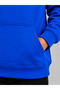 Unisex Children's Saks Blue 100% Cotton Sweatshirt 3-Yarn Fabric Without Pull-Out Fabric (4-Season) - 4