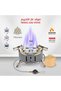 Portable 7 Burner Travel Gas Stove, 28500W High Power Camping Stove with Hose & Gas Connector - 4
