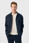 Buttoned Navy Blue Modern Jacket
