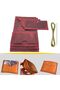 DIY Nil Genuine Leather Card Holder Making Kit, DIY Handmade Vertical Wallet Card Holder Kit