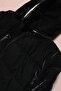 Black Girl's Plush Fur Inside, Tassel Detailed, Removable Hooded, Long Cut Coat 24866 - 5