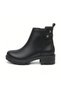 Kemal Aygün-Venüs Women's Genuine Leather Zippered Thick Sole Boots - 5