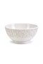 3.5 Inch Bowl Set of 4, Lily White Design Small Serving Bowls, 9 cm Snack Dessert Fruit Dip Sauce Condiment Bowls for Home Kitchen Dining - 4