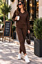 City Chic – Women's V-Neck Relaxed Fit Top and Cuffed Pants Set - 4