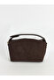 Özmarka New Season Brown Suede Women's Shoulder Bag - 5
