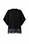 Lace Detail Bat Pattern Knitwear - 6
