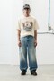Panel detaylı relaxed baggy jean