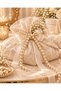 Cream Color Solid Full Pearl Ribbon 7 mm 9 Meters – Dowry Decoration, Jewelry Accessory, Hobby and Decorative Pearl Ribbon - 3