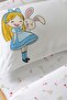 Alice Wonderland Patterned 100% Cotton 160X220 cm Baby Kids Bedding Set - 2