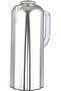 Najdiyah Thermos Set Al Saif Gallery, 1 / 1 Liter, 2 Pieces, Glass Inner Container, Transparent Handle, Press Button - Matte Silver - 5
