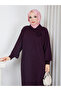 Women's Patterned Rose Detailed Mercerized Knitwear Dress - 5