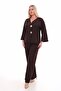 V-Neck Button Detailed Long Sleeve Suit - 2