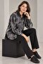 Women's Metallic Satin Shirt 100% Cotton Satin Shirt - 4