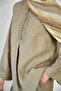Women's Half-Button Embroidery Detailed Suit in Green - 5