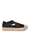 Women's Black Anatomical Comfortable Sole, Side Elastic, Tulle Detailed, Stylish Casual Shoes B227 - 2