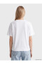 Peak New Season White Crew Neck 100% Cotton Women's T-Shirt - 4