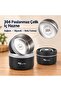 2-Layer Fan 304 Stainless Steel Food Thermos 420+550 ml with Thermal Insulation Bag Black - 8