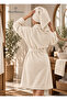 Waffle Bathrobe Set Single Towel + Bathrobe |   Unisex |   Men's Bathrobe |   Women's Bathrobe |   M/L | - 2