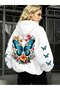 Unisex Sleeve Printed Hooded Kangaroo Pocket Comfortable Fit Regular Cut Sweatshirt
